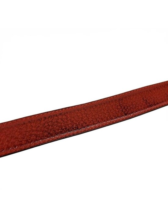 Bvlgari Belt 110 44 Black Red Silver Reversible Leather main image 5